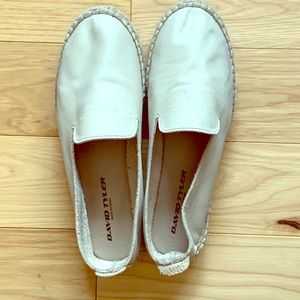 VG/EUC David Tyler leather espadrilles size 10/41